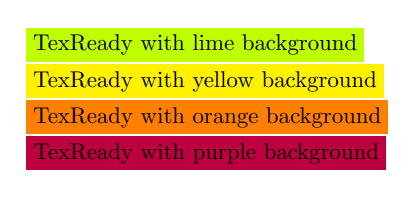 background color