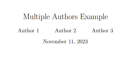 multiple authors example