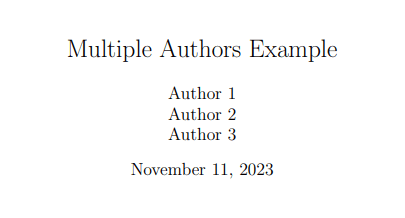 multiple authors example