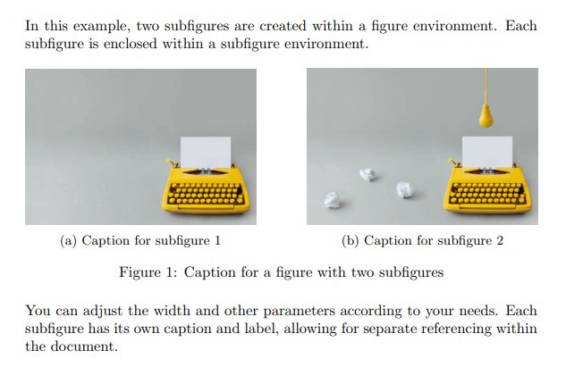 example of multiple images in one figure