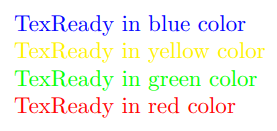 text color